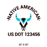 Company-Truck-native-american-DECAL-USDOT-design