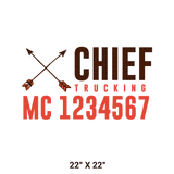 Company-Truck-native-american-DECAL-USDOT-design