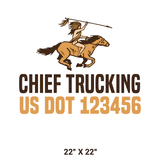 Company-Truck-native-american-DECAL-USDOT-design