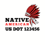 Company-Truck-native-american-DECAL-USDOT-design