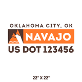 Company-Truck-native-american-DECAL-USDOT-design