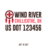Company-Truck-native-american-DECAL-USDOT-design