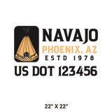 Company-Truck-native-american-DECAL-USDOT-design