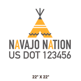 Company-Truck-native-american-DECAL-USDOT-design