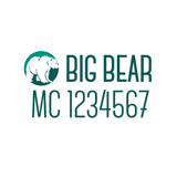 Company-Truck-pacific-northwest-DECAL-USDOT-design-bear