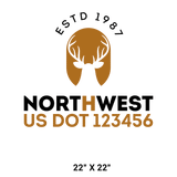 Company-Truck-pacific-northwest-DECAL-USDOT-design-stag