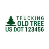 Company-Truck-pacific-northwest-DECAL-USDOT-design-pinetree