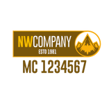 Company-Truck-pacific-northwest-DECAL-USDOT-design-mountains