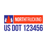 Company-Truck-pacific-northwest-DECAL-USDOT-design-pinetree