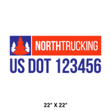 Company-Truck-pacific-northwest-DECAL-USDOT-design-pinetree