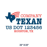 Company-Truck-Door-American-Texas-stars