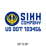 Company-Truck-Door-Sikhism-Sikh-Transport-DECAL-business-USDOT