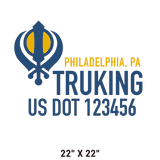 Company-Truck-Door-Sikhism-Sikh-Transport-DECAL-business-USDOT