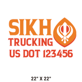 Company-Truck-Door-Sikhism-Sikh-Transport-DECAL-business-USDOT