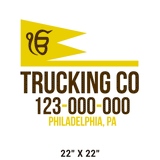 Company-Truck-Door-Sikhism-Sikh-Transport-DECAL-business-USDOT