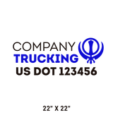 Company-Truck-Door-Sikhism-Sikh-Transport-DECAL-business-USDOT