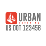 Company-Truck-city-building-DECAL-USDOT-design