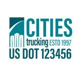 Company-Truck-city-building-DECAL-USDOT-design