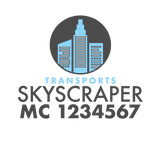 Company-Truck-city-building-DECAL-USDOT-design