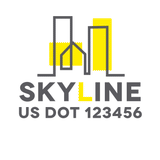 Company-Truck-city-building-DECAL-USDOT-design