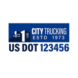 Company-Truck-city-building-DECAL-USDOT-design