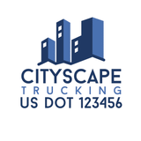 Company-Truck-city-building-DECAL-USDOT-design