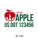 Company-Truck-city-building-DECAL-USDOT-design
