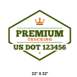 Company-Truck-vintage-script-classic-DECAL-USDOT-design