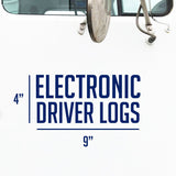 Electronic Driver Logs Decal