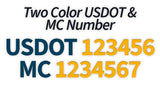 usdot mc 2 line decal