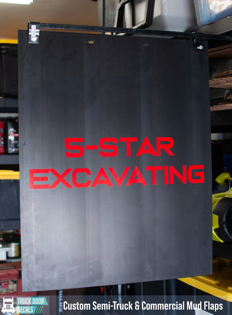 We Make Custom Big Truck Mud Flaps For Business