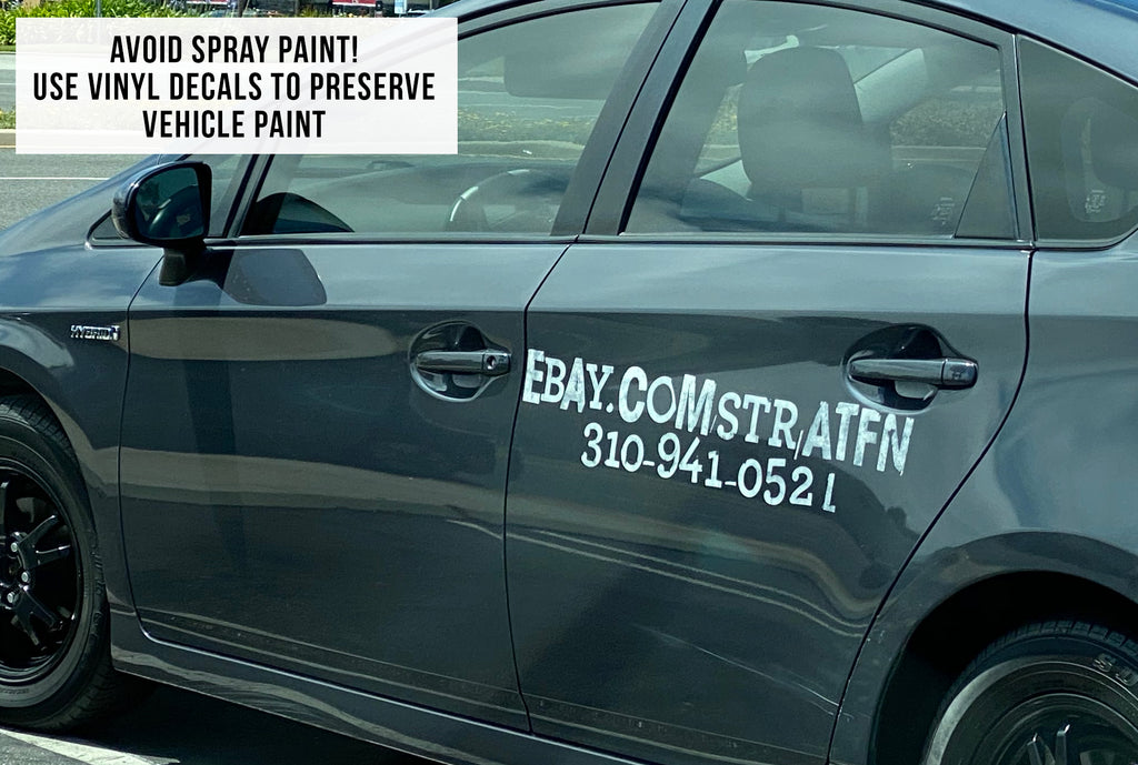 Avoid Using Spray Paint! Use Vinyl Decal Lettering Instead! (Must Read)