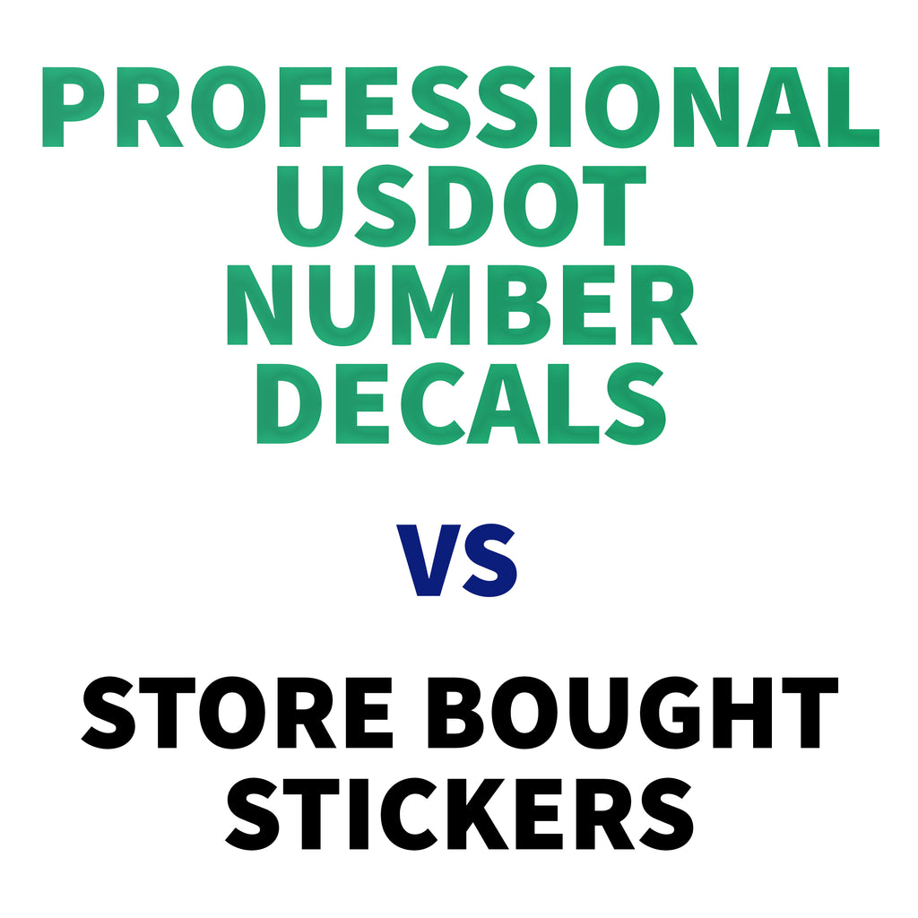 Should You Display Professional Custom DOT Stickers on Your Commercial Vehicle?