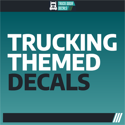 Trucking Themed Decals (Custom USDOT Semi Truck Lettering)