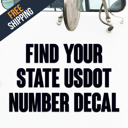 find your state usdot number decal