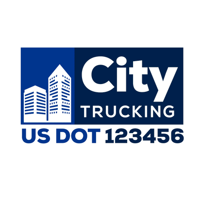 usdot truck number decal trucking