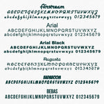 Two Color Custom Boat Registration Numbers | Boat Regulation Sticker Lettering (Set of 2)