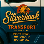 Custom Truck Door Decal Sticker Signs | US DOT Compliant Truck Door Lettering Templates | Make Your Own - Add Your Own Text (2-Pack)