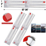 White DOT Reflective Strips | DOT Compliant Trucking Strips | 2" x 24"