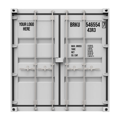 Shipping Container Identification Regulation Number Decal Signs – Truck ...