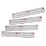 White DOT Reflective Strips | DOT Compliant Trucking Strips | 2" x 24"