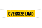Oversize Load Yellow Banner For Oversized Cargo