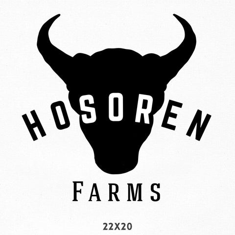 Company Farm Decal with Outline of Bull
