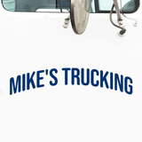 Arched Company Name Truck Decal