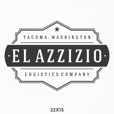 Company Name Decal for Trucking