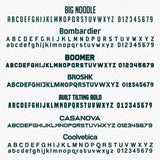 4 Line USDOT Cab Set Decal Sticker Vinyl Lettering (Set of 2)
