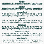 US DOT (USDOT) & MC Number Decal Sticker Lettering Metallic (2 Pack)