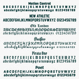 USDOT, MC, CA, KYU & VIN Number Sticker Decal (Semi Truck Door Lettering)