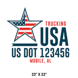 Company-Truck-Door-American-Confederate-DECAL-business