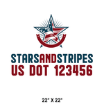 Company-Truck-Door-American-stripes-stars